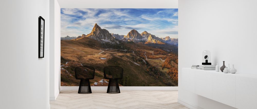 輸入壁紙 カスタム壁紙 PHOTOWALL / Autumn in Dolomites (e323857)