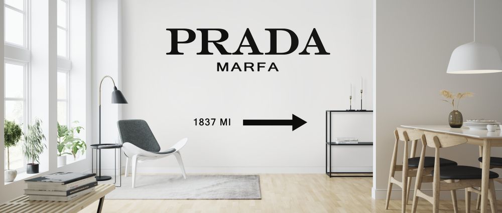 輸入壁紙 カスタム壁紙 PHOTOWALL / Prada Marfa (e323515)