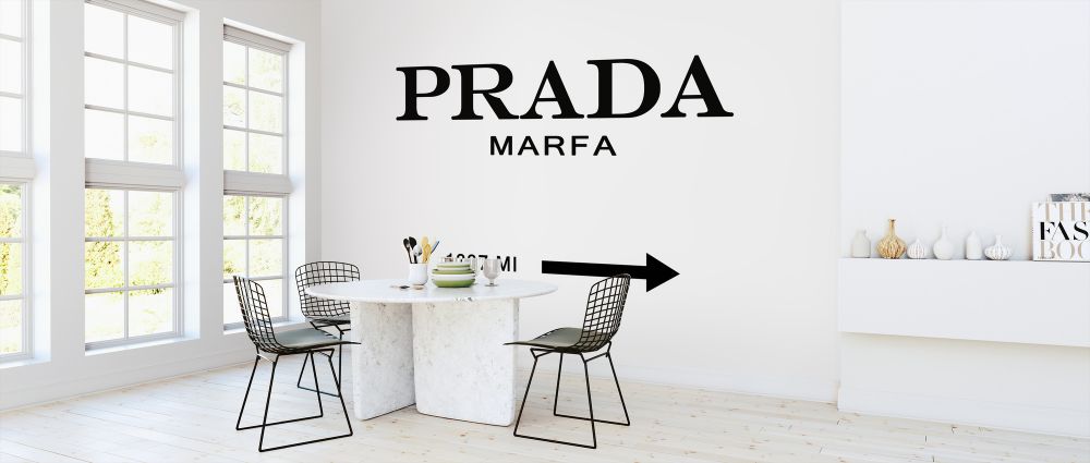 輸入壁紙 カスタム壁紙 PHOTOWALL / Prada Marfa (e323515)