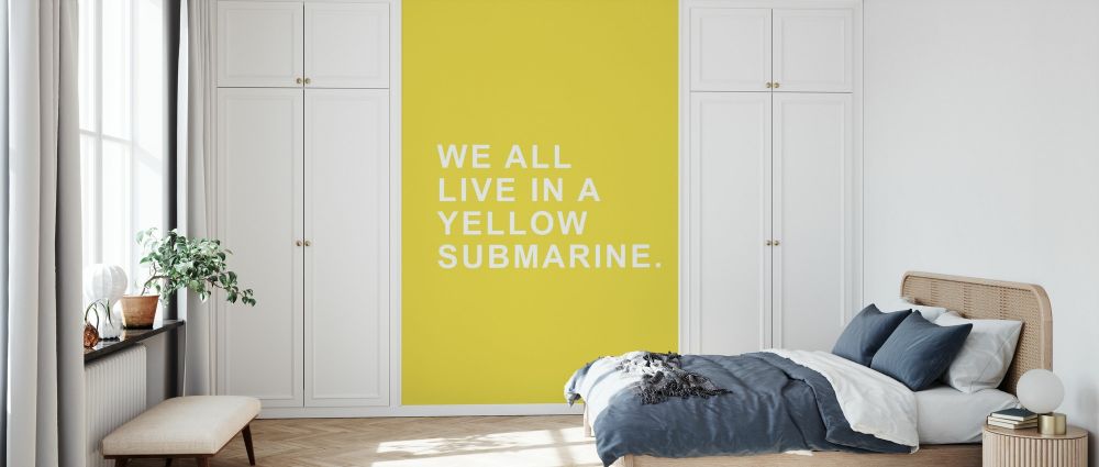 輸入壁紙 カスタム壁紙 PHOTOWALL / We All Live in a Yellow Submarine (e323577)