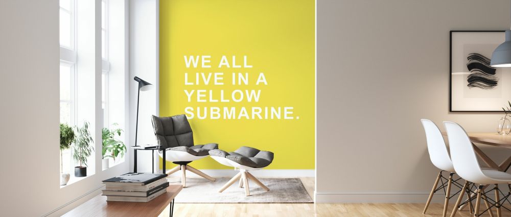 輸入壁紙 カスタム壁紙 PHOTOWALL / We All Live in a Yellow Submarine (e323577)