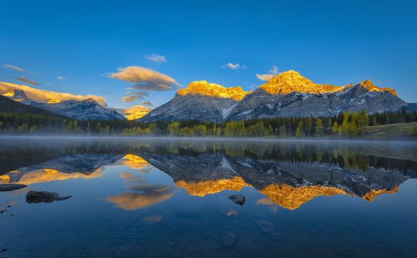 輸入壁紙 カスタム壁紙 PHOTOWALL / Perfect Morning in Canadian Rockies (e323902)