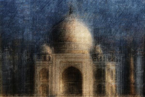 輸入壁紙 カスタム壁紙 PHOTOWALL / Taj Mahal (e324100)