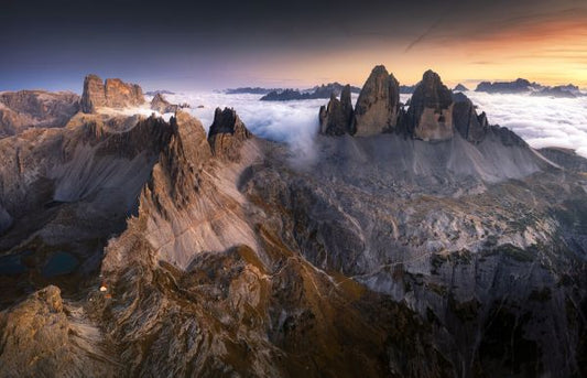 輸入壁紙 カスタム壁紙 PHOTOWALL / Tre Cime di Lavaredo (e324498)