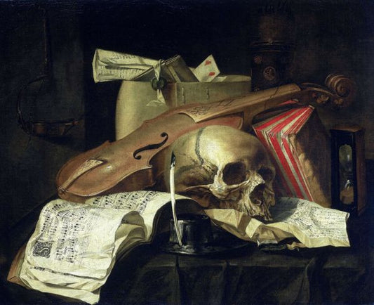 輸入壁紙 カスタム壁紙 PHOTOWALL / Vanitas Still Life - N. L. Peschier (e325872)