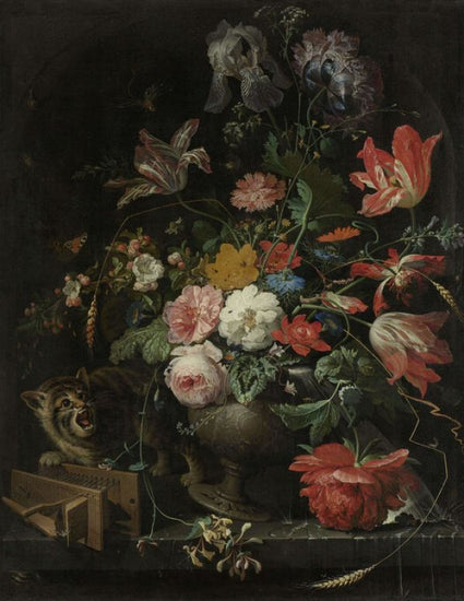 輸入壁紙 カスタム壁紙 PHOTOWALL / Overturned Bouquet - Abraham Mignon (e325877)