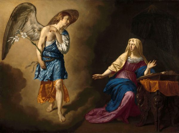 輸入壁紙 カスタム壁紙 PHOTOWALL / Annunciation - Adriaen Van De Velde (e325878)