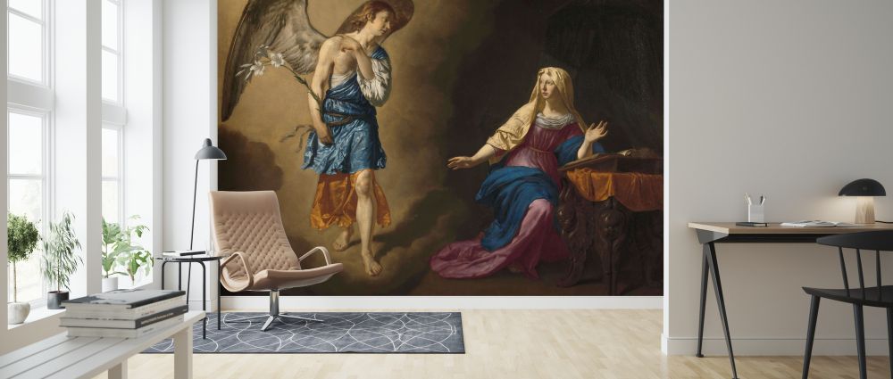 輸入壁紙 カスタム壁紙 PHOTOWALL / Annunciation - Adriaen Van De Velde (e325878)