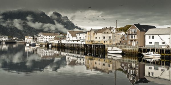 輸入壁紙 カスタム壁紙 PHOTOWALL / Lofoten (e326423)