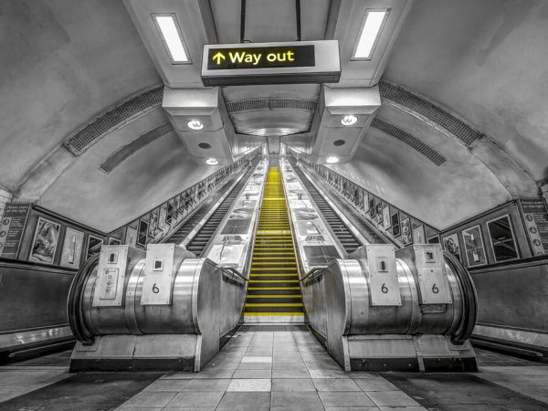 輸入壁紙 カスタム壁紙 PHOTOWALL / London Underground (e326461)