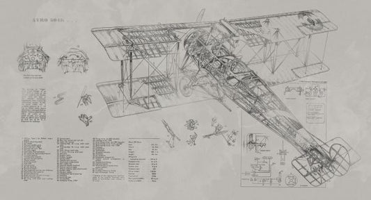 輸入壁紙 カスタム壁紙 PHOTOWALL / Avro 504K Airplane - Bright (e327983)