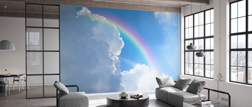 輸入壁紙 カスタム壁紙 PHOTOWALL / Cloudscape Rainbow (e327871)