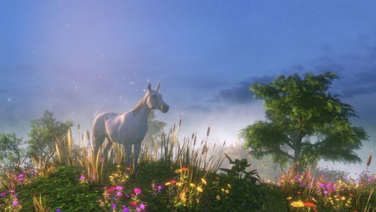 輸入壁紙 カスタム壁紙 PHOTOWALL / Unicorn in the Wild (e327895)