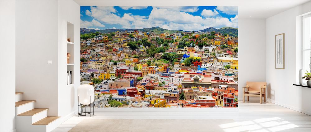 輸入壁紙 カスタム壁紙 PHOTOWALL / Viva Mexico - Cityscape of Guanajuato (e328609)