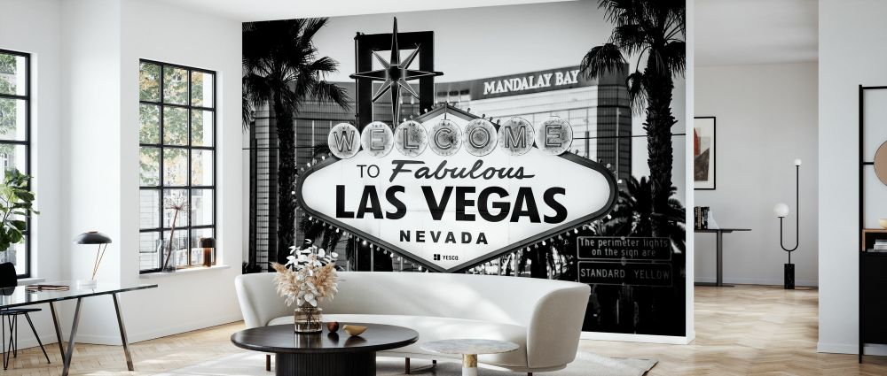 輸入壁紙 カスタム壁紙 PHOTOWALL / Black Nevada - Welcome to Las Vegas (e328644)