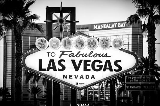 輸入壁紙 カスタム壁紙 PHOTOWALL / Black Nevada - Welcome to Las Vegas (e328644)