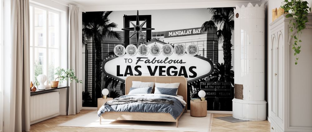 輸入壁紙 カスタム壁紙 PHOTOWALL / Black Nevada - Welcome to Las Vegas (e328644)