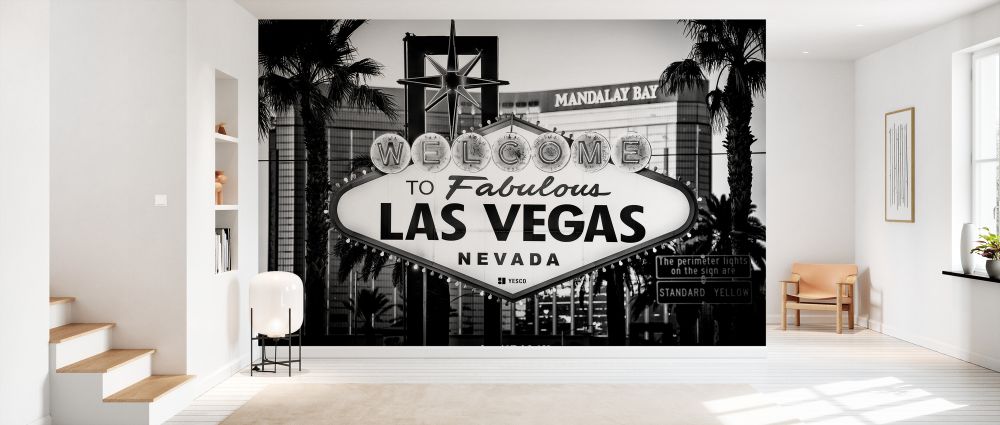 輸入壁紙 カスタム壁紙 PHOTOWALL / Black Nevada - Welcome to Las Vegas (e328644)