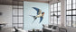 輸入壁紙 カスタム壁紙 PHOTOWALL / Barn Swallow on Blue (e330732)