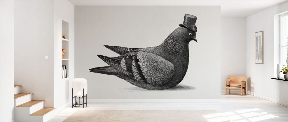 輸入壁紙 カスタム壁紙 PHOTOWALL / Dapper Pigeon (e330750)