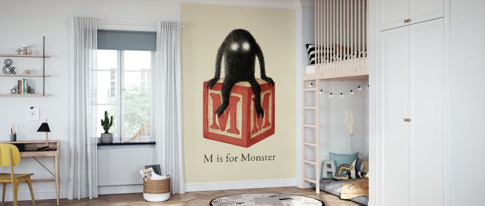 輸入壁紙 カスタム壁紙 PHOTOWALL / M is for Monster (e330767)