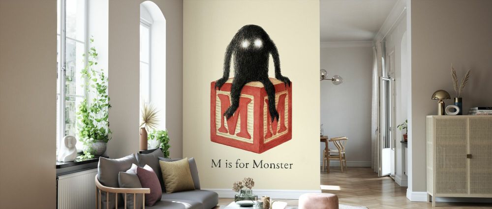 輸入壁紙 カスタム壁紙 PHOTOWALL / M is for Monster (e330767)