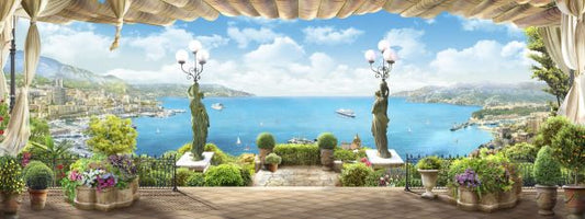 輸入壁紙 カスタム壁紙 PHOTOWALL / View over Monaco (e331112)