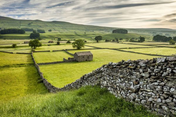 輸入壁紙 カスタム壁紙 PHOTOWALL / Drystone walls and Barns (e331931)