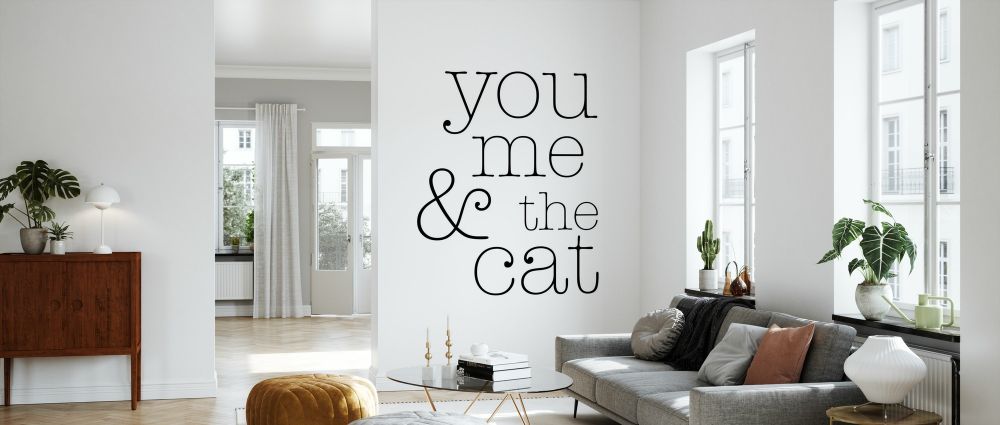 輸入壁紙 カスタム壁紙 PHOTOWALL / You Me and the Cat (e333891)