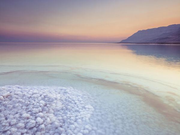 輸入壁紙 カスタム壁紙 PHOTOWALL / Dead Sea Shore at Dusk Israel (e334029)