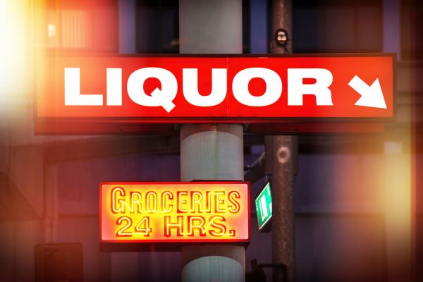 輸入壁紙 カスタム壁紙 PHOTOWALL / Liquor 24hrs (e334287)