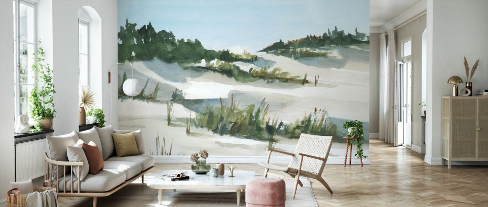 輸入壁紙 カスタム壁紙 PHOTOWALL / Watercolor Sand Dunes (e336195)