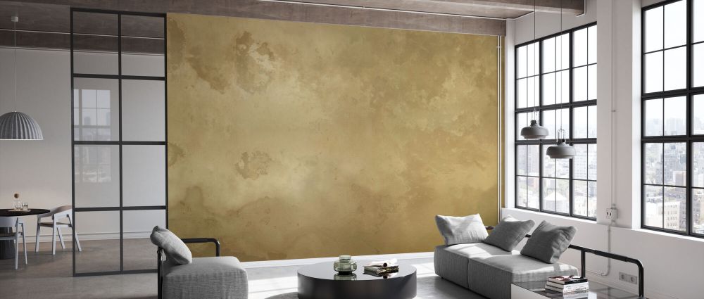 輸入壁紙 カスタム壁紙 PHOTOWALL / Faux Finish - Metallic Wall Gold (e336850)