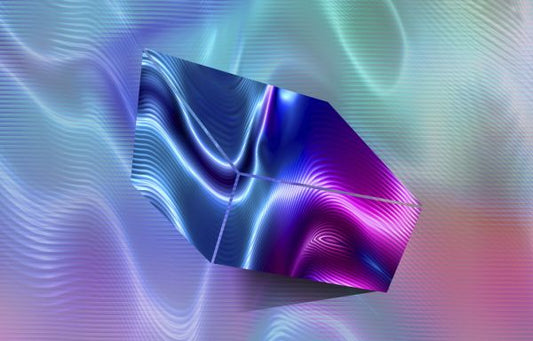 輸入壁紙 カスタム壁紙 PHOTOWALL / Abstract Digital Neon Shape (e337335)