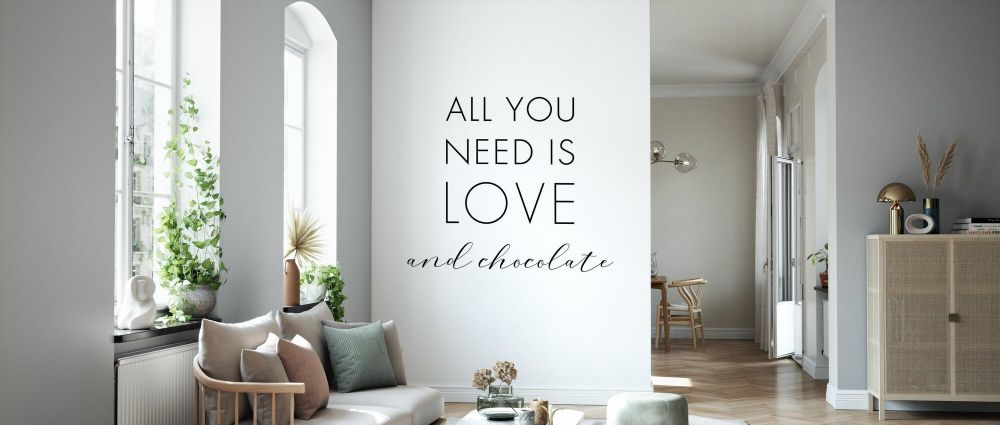 輸入壁紙 カスタム壁紙 PHOTOWALL / All You Need is Love and Chocolate (e84188)