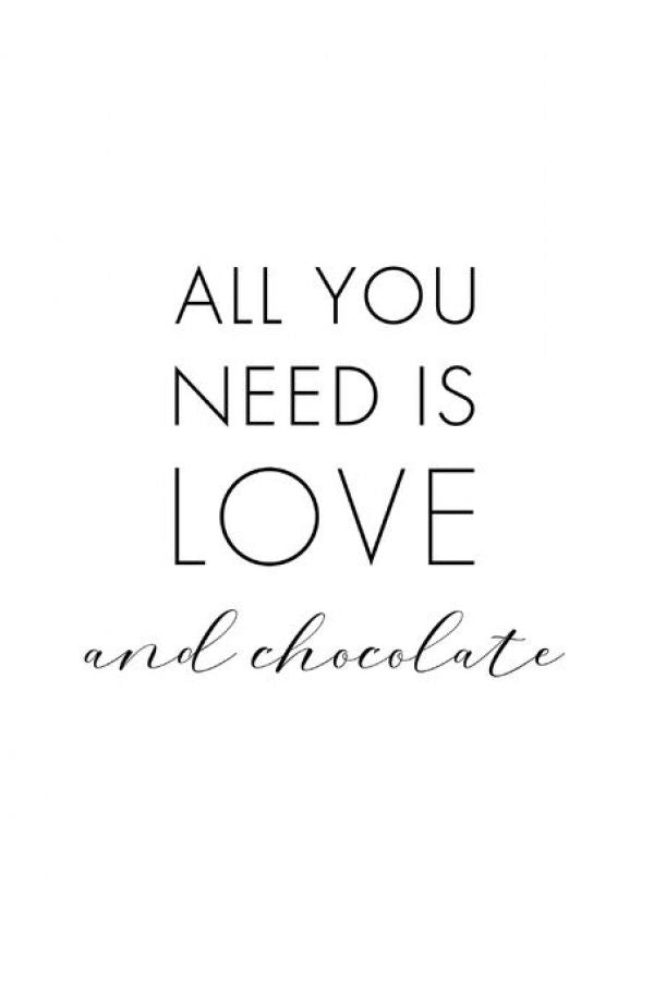 輸入壁紙 カスタム壁紙 PHOTOWALL / All You Need is Love and Chocolate (e84188)