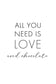 輸入壁紙 カスタム壁紙 PHOTOWALL / All You Need is Love and Chocolate (e84188)