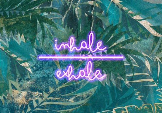 輸入壁紙 カスタム壁紙 PHOTOWALL / Inhale Exhale Neon Jungle - Landscape (e85759)