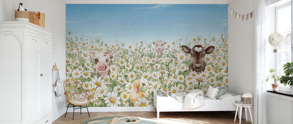 輸入壁紙 カスタム壁紙 PHOTOWALL / Farm Animals (e85801)