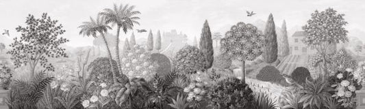 輸入壁紙 カスタム壁紙 PHOTOWALL / Tuscan Splendor - BW - Panorama (e93064)