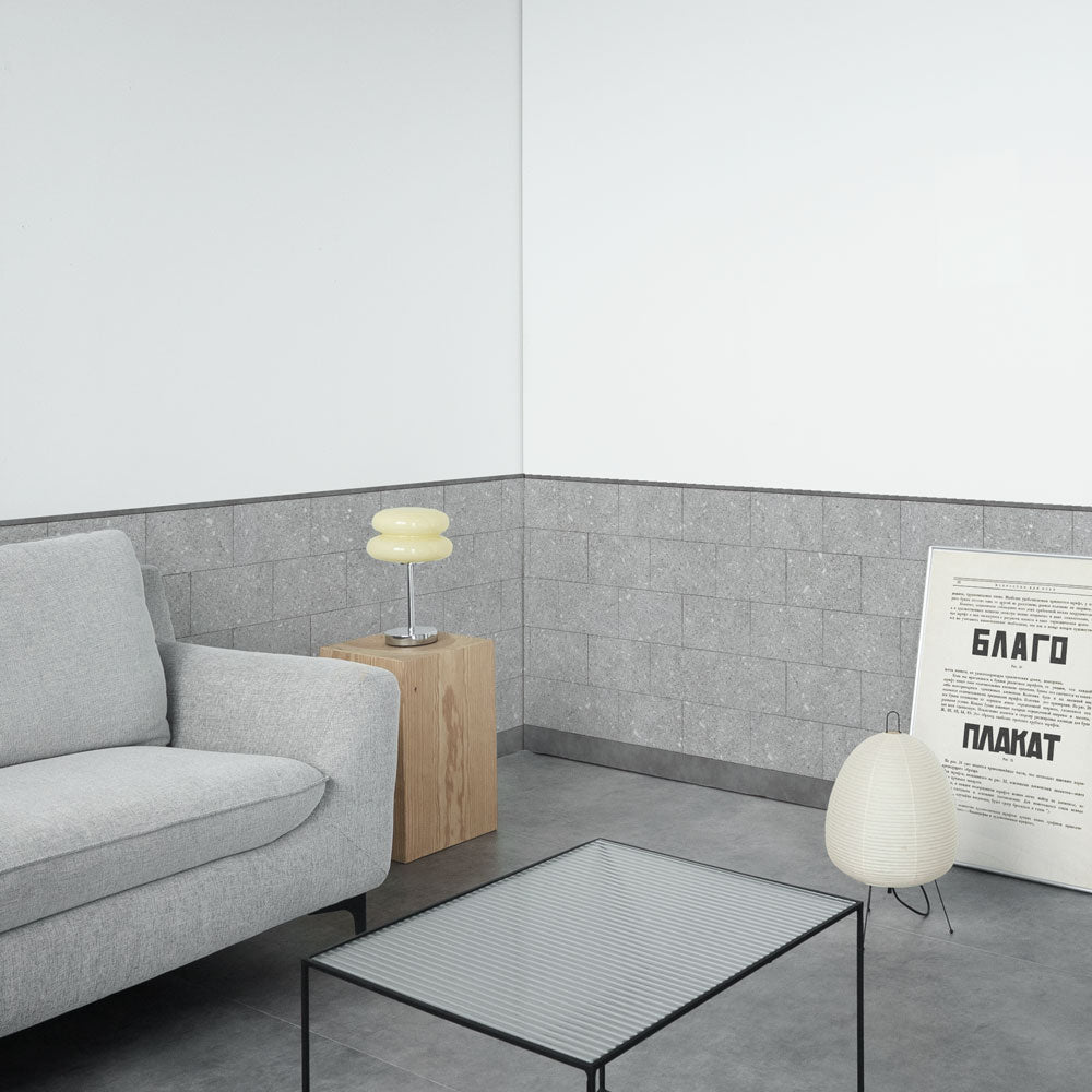 【サンプル】はがせる壁紙 シールタイプ ローワーウォールシート Lower wall sheet　Rock Block　ロックヴィル　TKH-LWR01