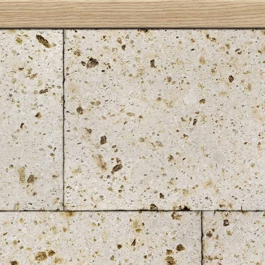 【サンプル】はがせる壁紙 シールタイプ ローワーウォールシート Lower wall sheet　Rock Block　大谷石　TKH-LWR02