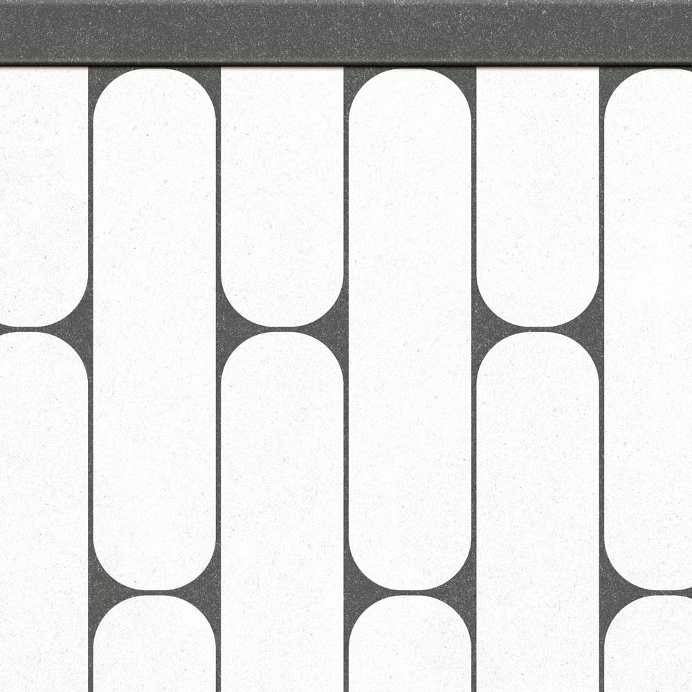 【サンプル】はがせる壁紙 シールタイプ Room No.0 ローワーウォールシート Lower wall sheet　Geometric Step　TRN-LWS11