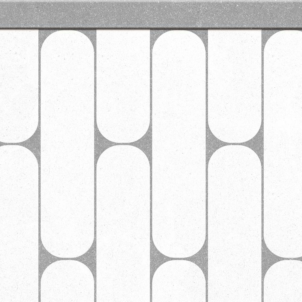 【サンプル】はがせる壁紙 シールタイプ Room No.0 ローワーウォールシート Lower wall sheet　Geometric Step Light　TRN-LWS12