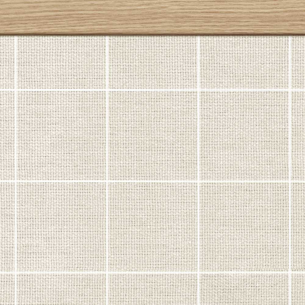 【サンプル】はがせる壁紙 シールタイプ SLOW TiME ローワーウォールシート Lower wall sheet ファブリックチェック　ホワイト　TST-LWS24