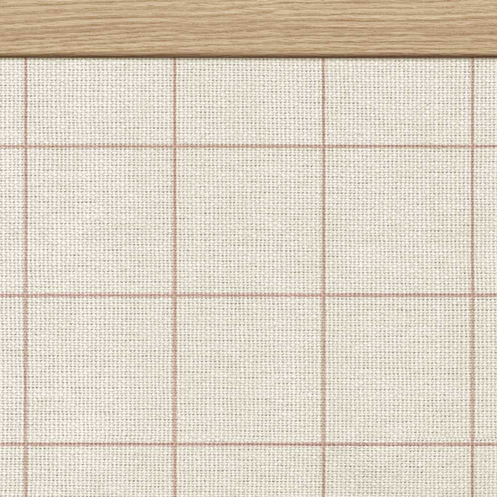 【サンプル】はがせる壁紙 シールタイプ SLOW TiME ローワーウォールシート Lower wall sheet ファブリックチェック　レッド　TST-LWS25