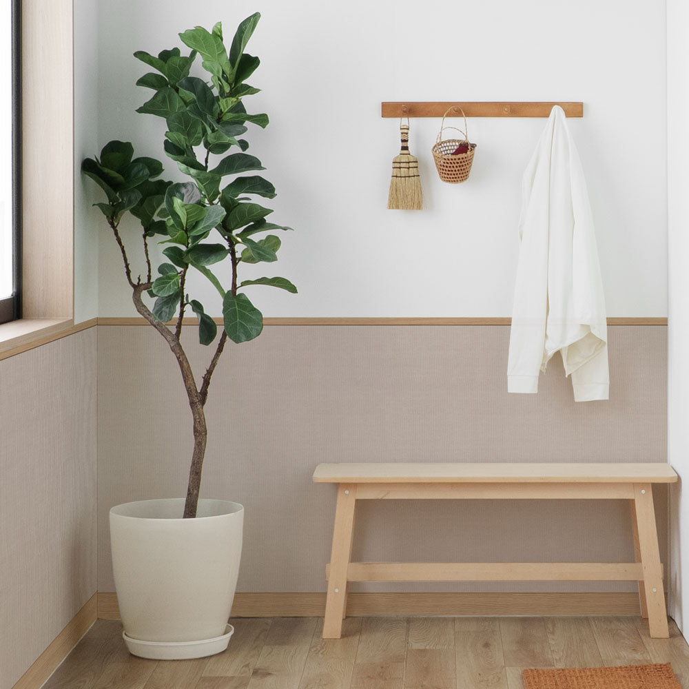 はがせる壁紙 シールタイプ ローワーウォールシート Lower wall sheet ファブリック　ピンクベージュ　TST-LWS27