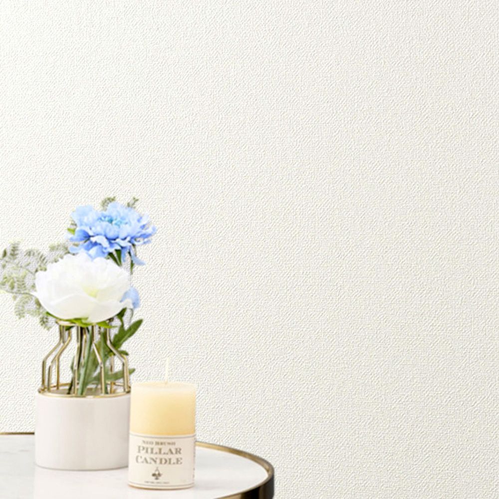 BB-2066 壁紙 のり付き クロス / シンコール / ベスト ホワイトの無地【30mパック】