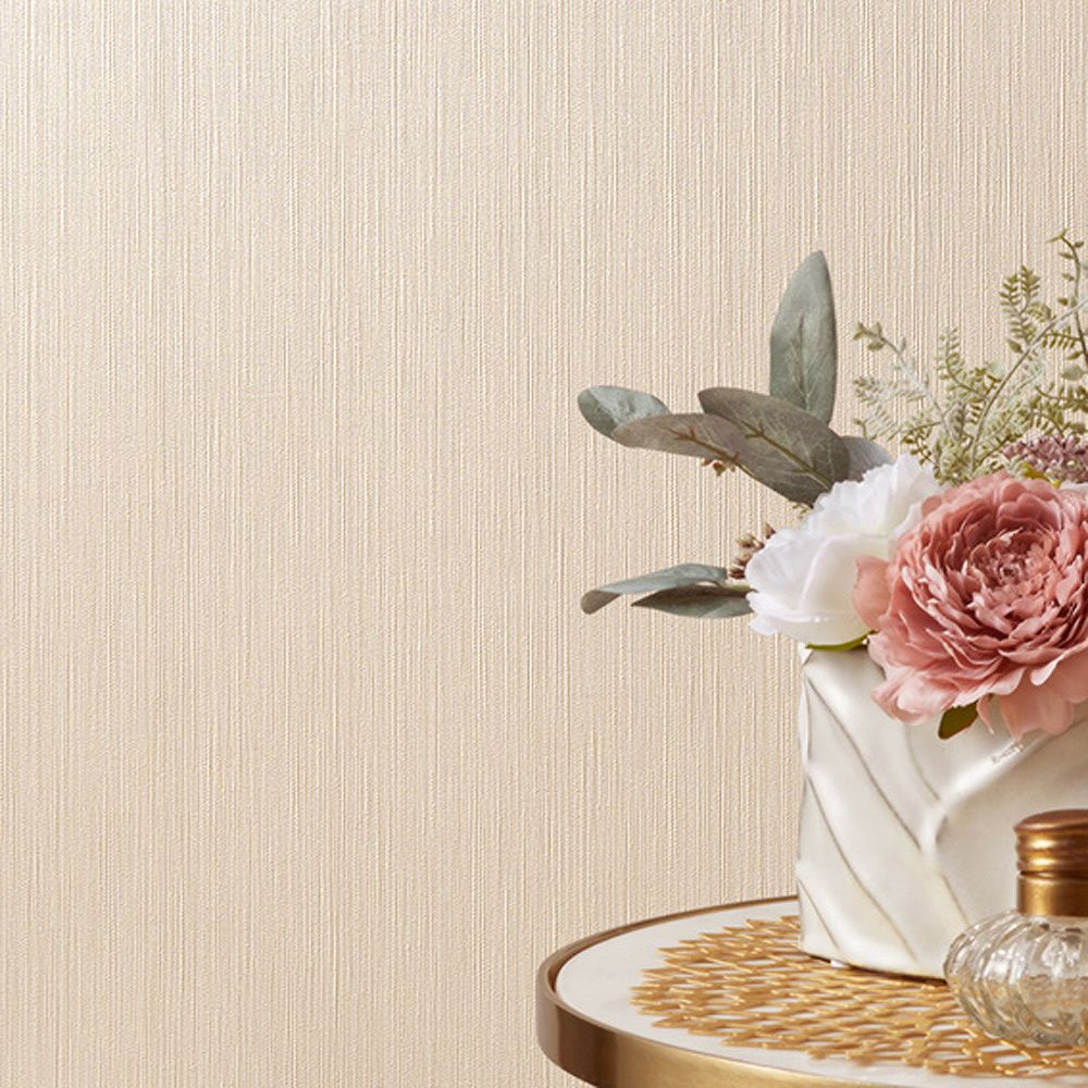 BB-2095 壁紙 のり付き クロス / シンコール / ベスト ベージュの無地【15m+施工道具セット】