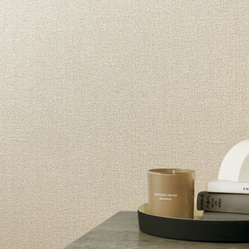 BB-2099 壁紙 のりなし クロス / シンコール / ベスト ベージュの無地【サンプル】
